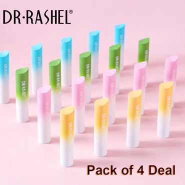DR RASHEL Lip Balm Series Soothe and Moisturizing Lips - Pack Of 4